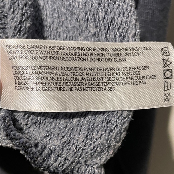 Roots Men's Blue/Gray Hoodie - Picture 9 of 9